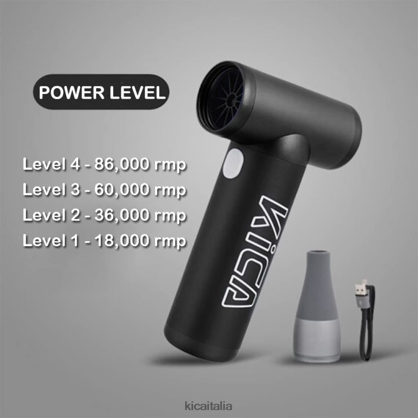 KiCA BPP4HX1 utensili nero ventola a getto kc1