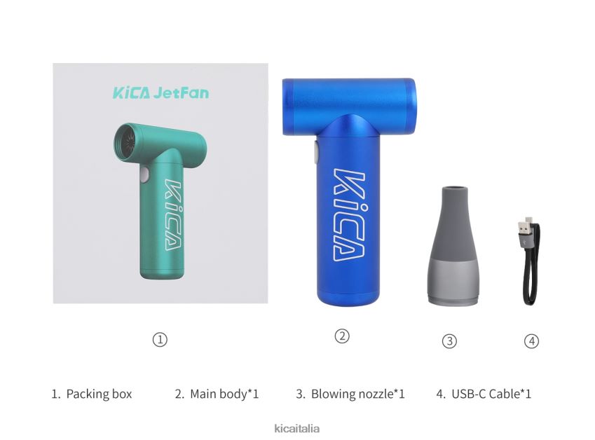 KiCA BPP4HX3 utensili verde ventola a getto kc1